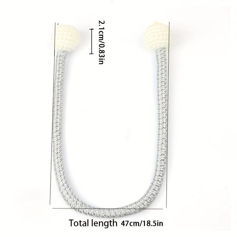 Magnetic Curtain Buckles Hanging Straps for Curtain Rope