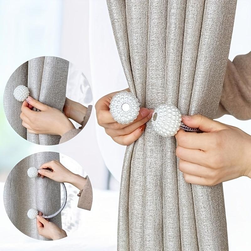 Magnetic Curtain Buckles Hanging Straps for Curtain Rope