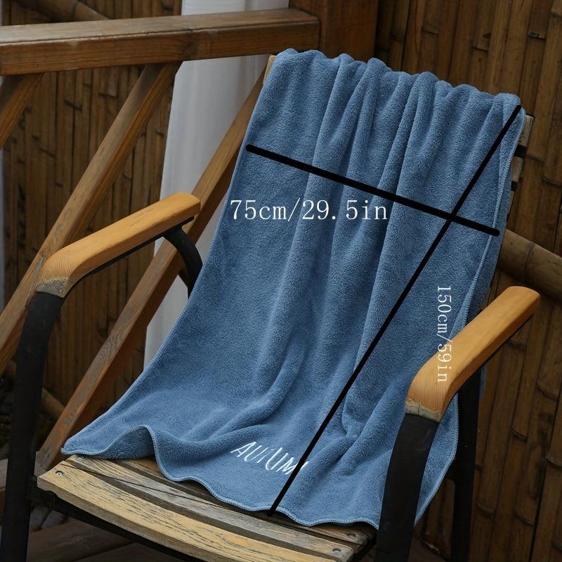 Embroidered Bath Towel for Home Bathroom Swimming Pool Gym