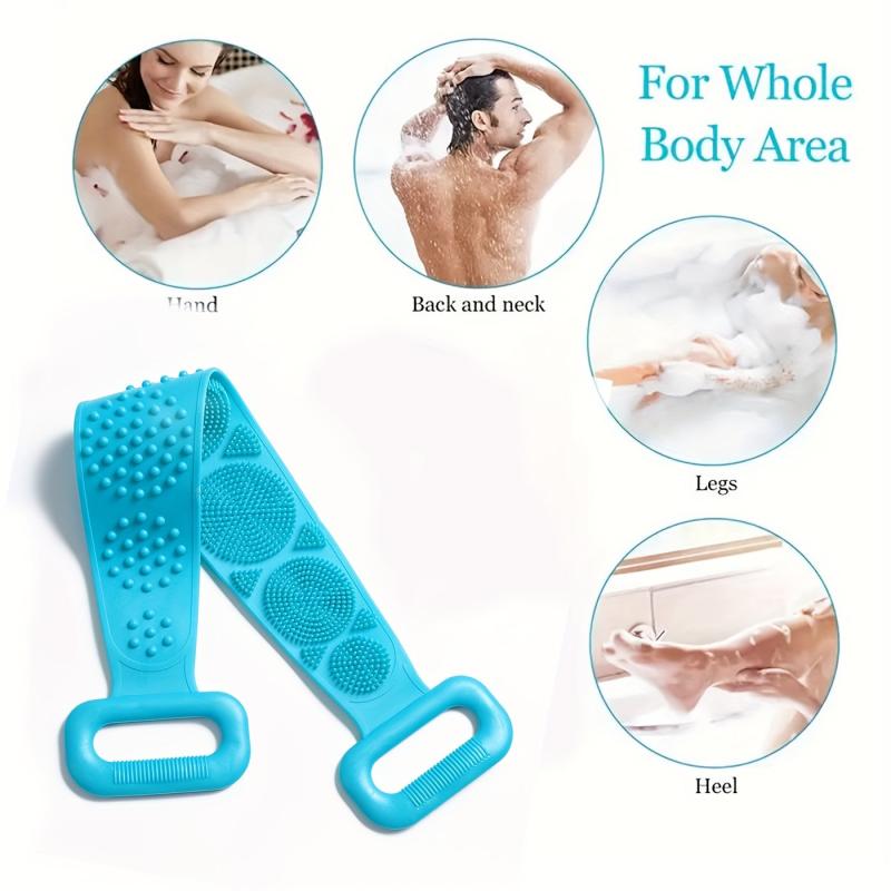 Silicone Body Brush for Exfoliation and Cleansing