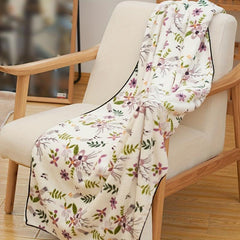 1pc Flower Pattern Soft Bath Towel Absorbent Non shedding Bath Towel