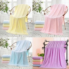 Soft Microfiber Absorbent Bath Towel - Large Cotton Shower Towel