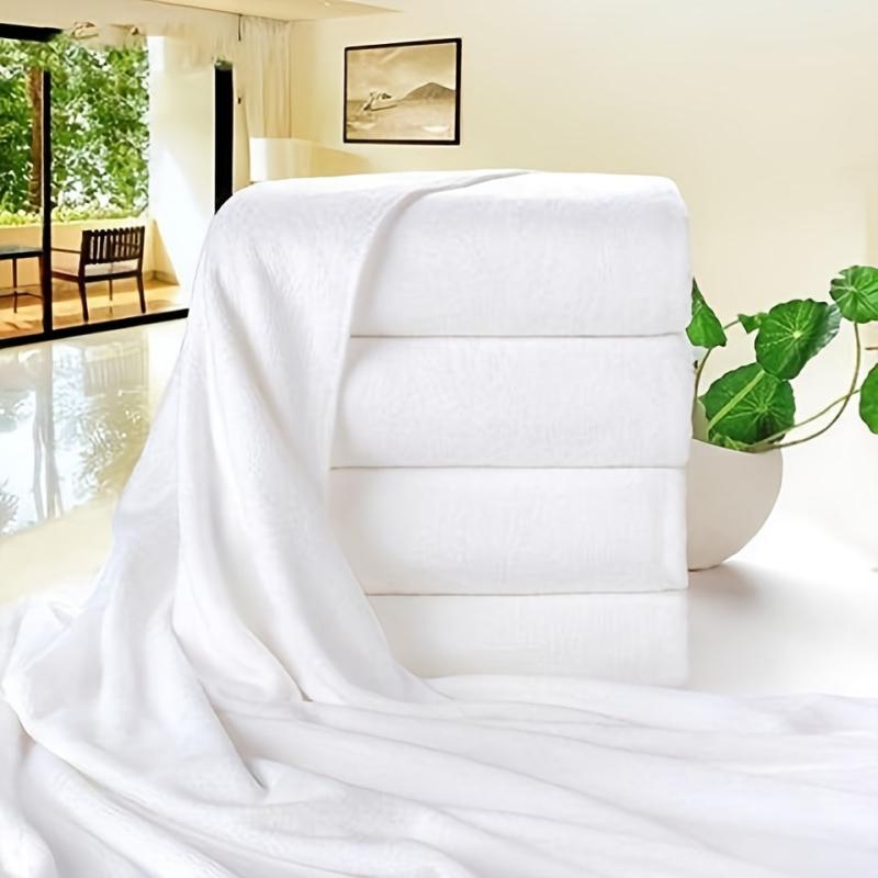 Soft Microfiber Absorbent Bath Towel - Large Cotton Shower Towel
