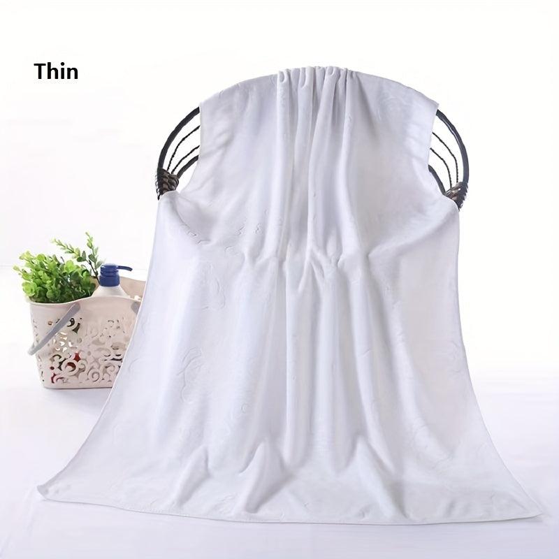 Soft Microfiber Absorbent Bath Towel - Large Cotton Shower Towel