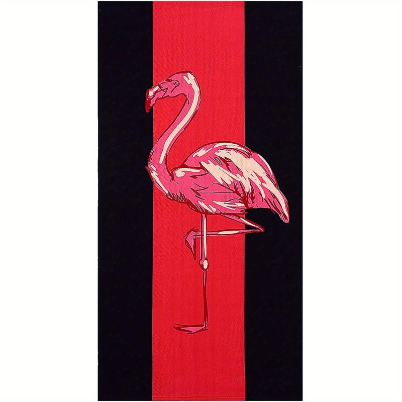 Extra Large Tropical Pattern Beach Towel Soft and Absorbent for Swim Camping
