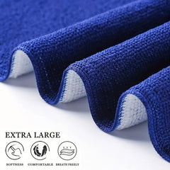 Extra Large Tropical Pattern Beach Towel Soft and Absorbent for Swim Camping