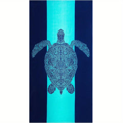 Extra Large Tropical Pattern Beach Towel Soft and Absorbent for Swim Camping