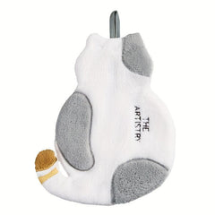 Soft Coral Fleece Hand Towel for Home & Bathroom Use