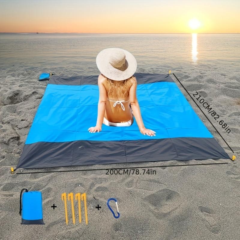 Oversized Lightweight Beach Blanket Adults Waterproof Sandproof Large Picnic Mat