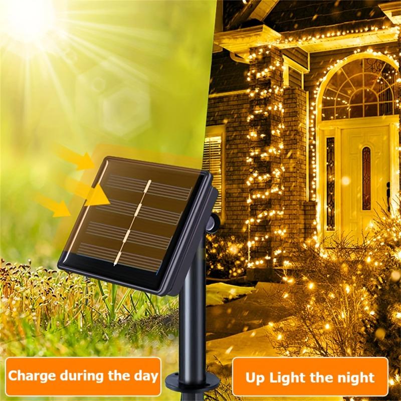 Outdoor Solar String Lights Garden Decorative Waterproof LED Fairy Lamp
