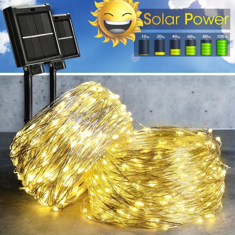 Outdoor Solar String Lights Garden Decorative Waterproof LED Fairy Lamp