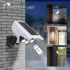 Solar Motion Sensor Outdoor Security Light for Steps Garage Garden
