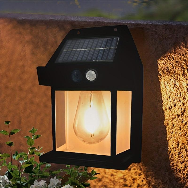 Outdoor Solar Wall Lanterns with Motion Sensor