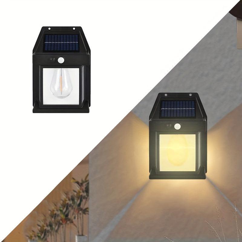 Outdoor Solar Wall Lanterns with Motion Sensor