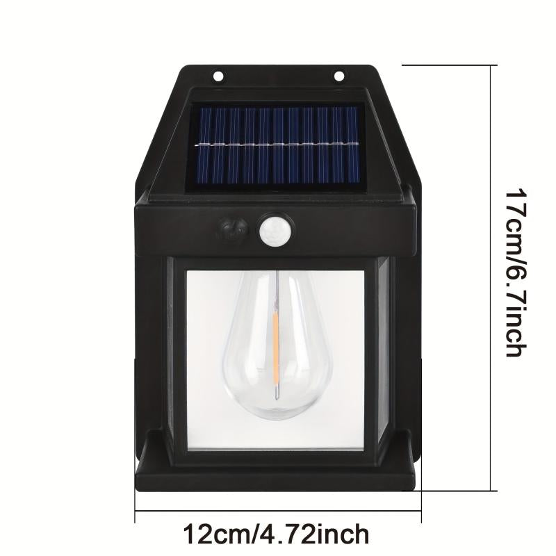 Outdoor Solar Wall Lanterns with Motion Sensor