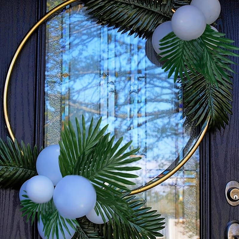 12pcs Artificial Tropical Palm Leaves Stems Scene Decor Home Wedding Supplies