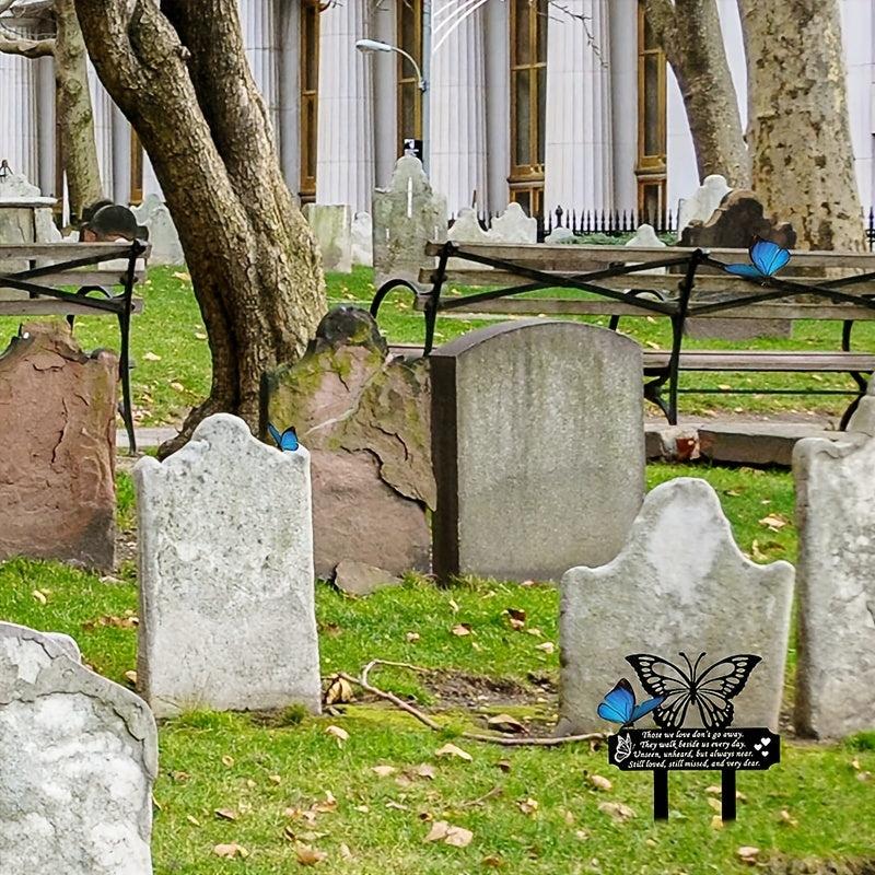 Elegant Butterfly Garden Stakes for Stylish Tomb Decor
