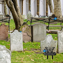 Elegant Butterfly Garden Stakes for Stylish Tomb Decor