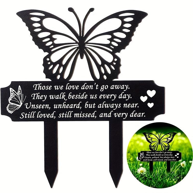 Elegant Butterfly Garden Stakes for Stylish Tomb Decor