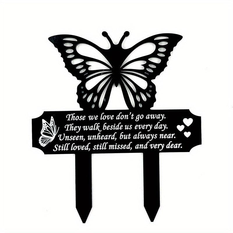 Elegant Butterfly Garden Stakes for Stylish Tomb Decor