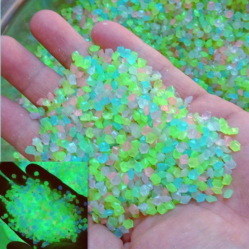 1000 Capsules Luminous Small Stone for Aquarium Fluorescent Vase