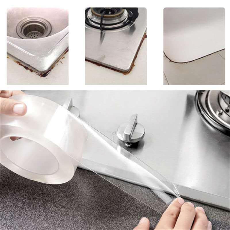 Waterproof Seam Sealing Strip 18 x 196.8 - Transform Your Kitchen and Bathroom