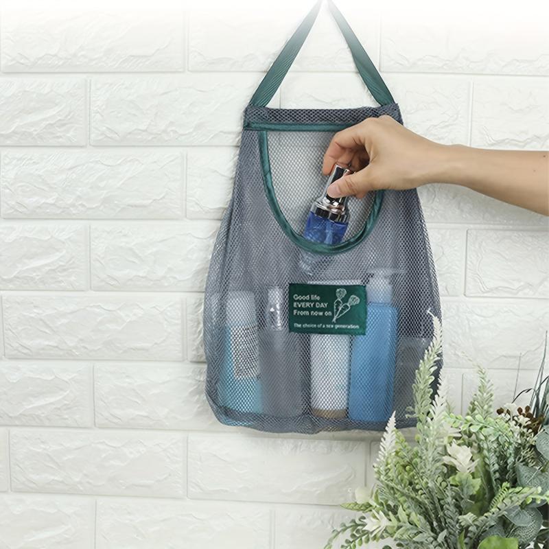 Durable Hanging Mesh Storage Bags for Garlic Potatoes Onions