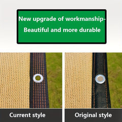 Rectangle Sun Sail Shade 2x4m Breathable Sunscreen Net for Outdoor Activities