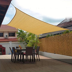 Rectangle Sun Sail Shade 2x4m Breathable Sunscreen Net for Outdoor Activities