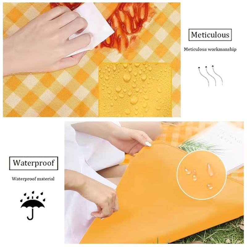 Large Waterproof Beach Blanket for 2-4 Adults