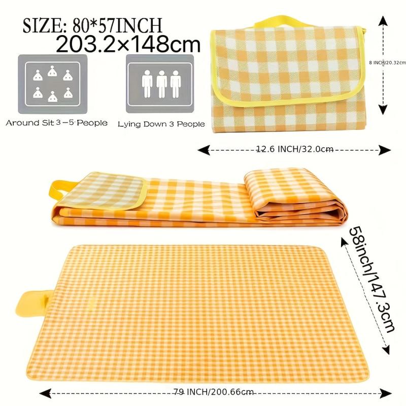 Large Waterproof Beach Blanket for 2-4 Adults