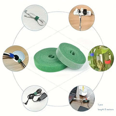 5m Nylon Tape Data Cable Wrapping Adhesive Sturdy Reusable