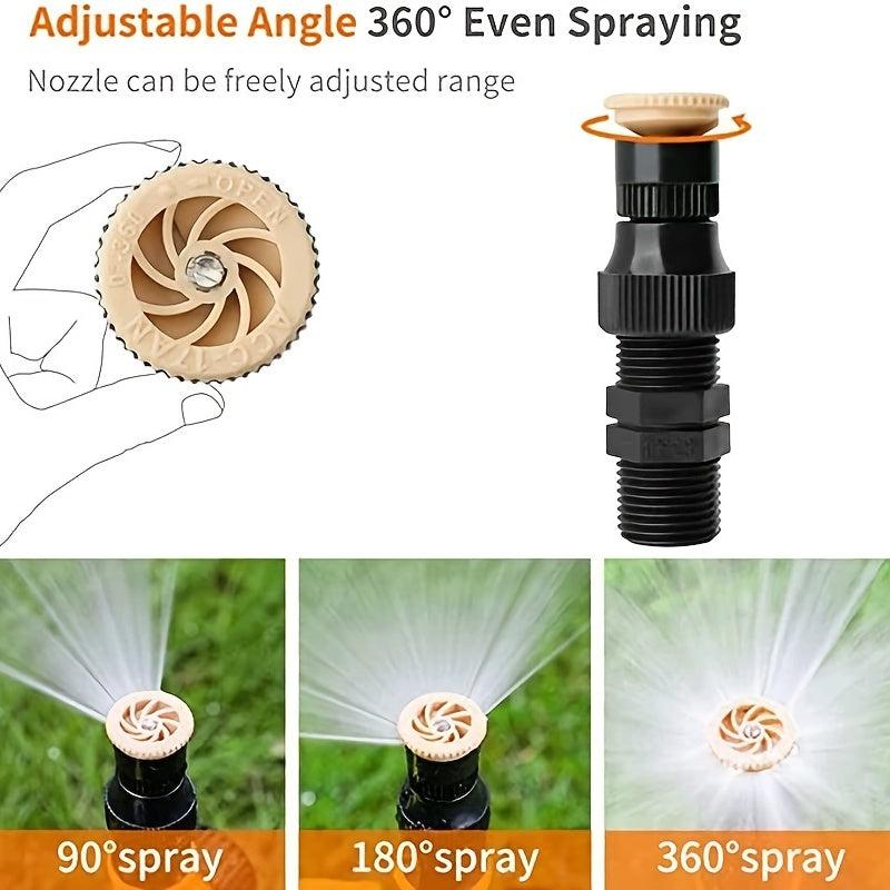 Adjustable Misting Sprinkler Set for Garden Lawn Irrigation