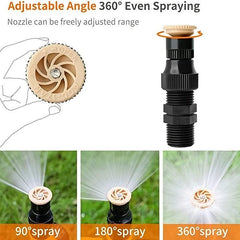 Adjustable Misting Sprinkler Set for Garden Lawn Irrigation
