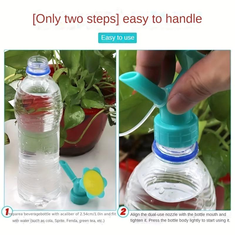 Reusable Dual Purpose Nozzle Head for Cola Beverage Bottles