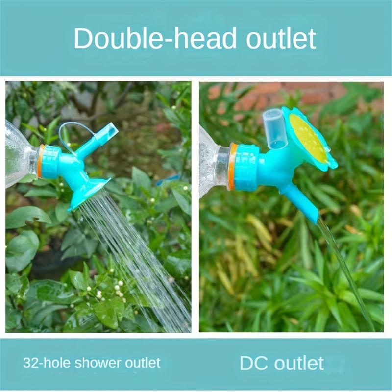 Reusable Dual Purpose Nozzle Head for Cola Beverage Bottles