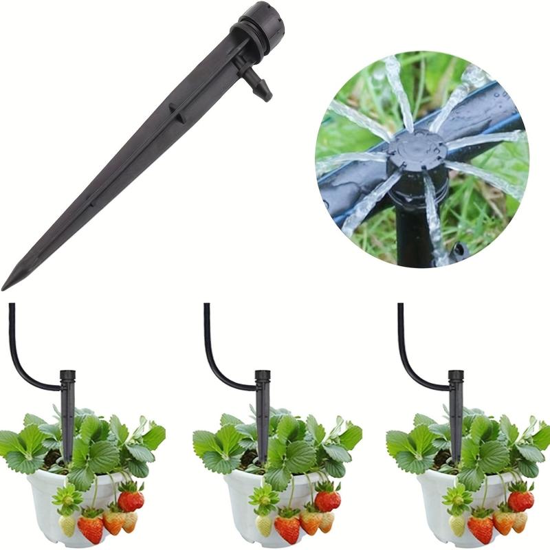 50pcs Adjustable Irrigation Dripper for 4 7mm Tube PE Tube