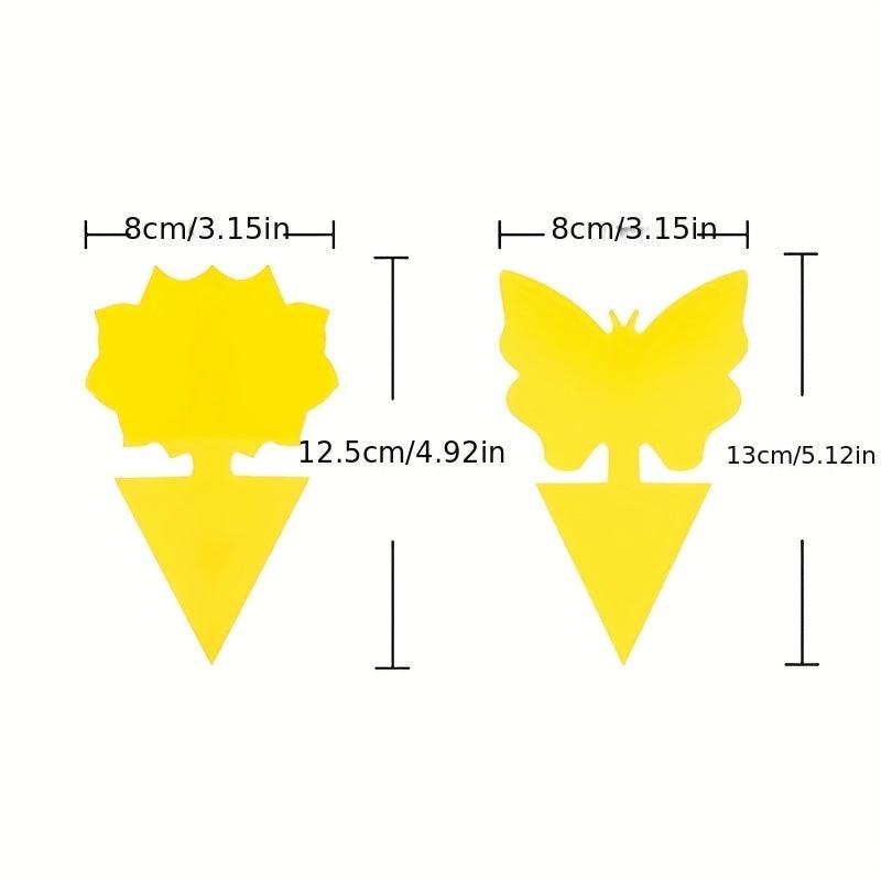 5pcs Yellow Sticky Bug Traps for Fly Pest Insect Control
