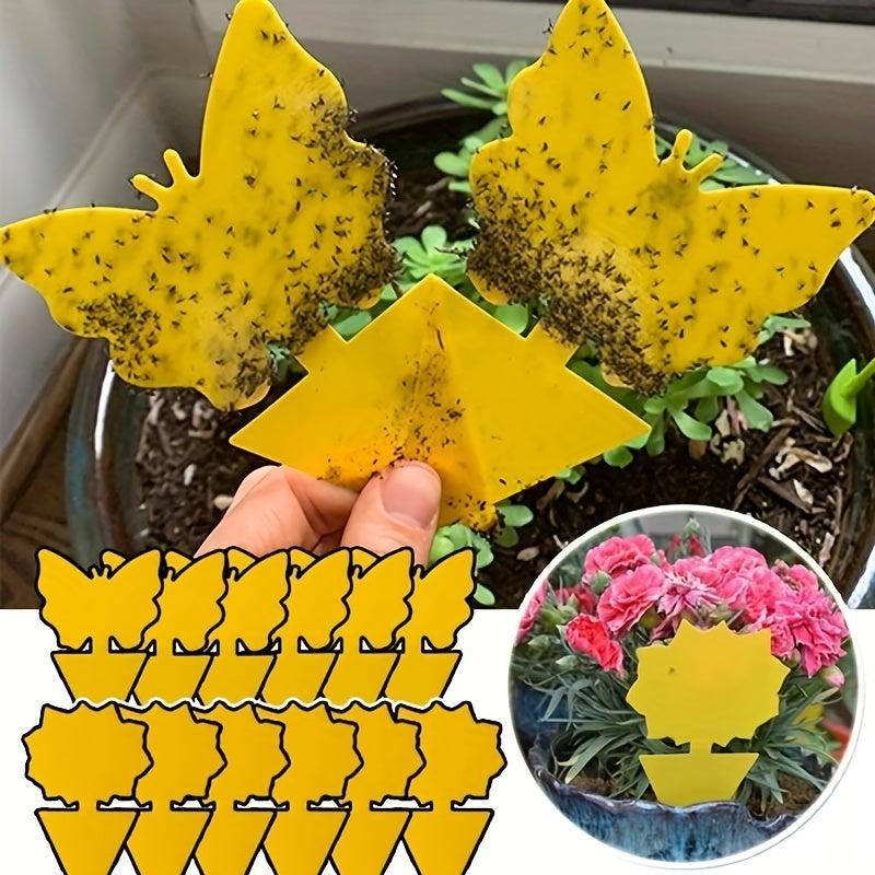 5pcs Yellow Sticky Bug Traps for Fly Pest Insect Control