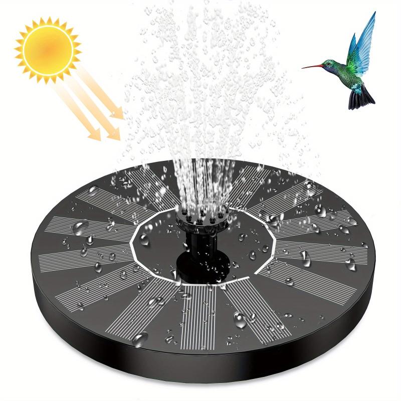 Solar Bird Bath Fountain Pump Upgrade 3 5W Solar Fountain With 6 Nozzles