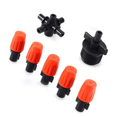 Automatic 360 Rotating Water Sprinkler - 5 Nozzles Included