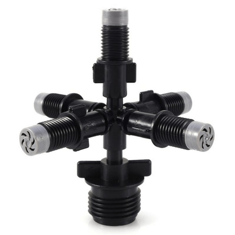 Automatic 360 Rotating Water Sprinkler - 5 Nozzles Included