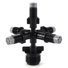 Automatic 360 Rotating Water Sprinkler - 5 Nozzles Included