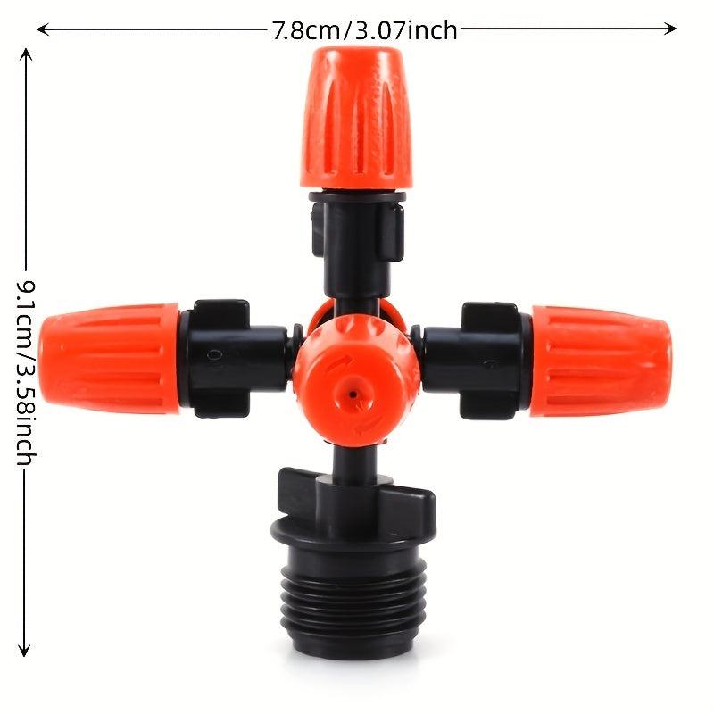 Automatic 360 Rotating Water Sprinkler - 5 Nozzles Included