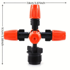 Automatic 360 Rotating Water Sprinkler - 5 Nozzles Included
