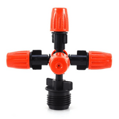 Automatic 360 Rotating Water Sprinkler - 5 Nozzles Included