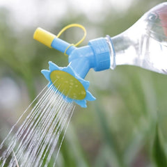 2in1 Watering Can Sprinkler Indoor Seedlings Plants Plastic Dual Head Bottle