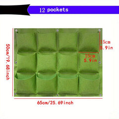 Waterproof Hanging Vertical Garden Wall Planter Grow Bag