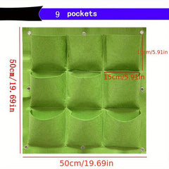 Waterproof Hanging Vertical Garden Wall Planter Grow Bag