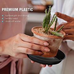 6pcs Plant Saucer Plastic Plant Tray 10 16 Cm Flower Pot Container Indoor Outdoo